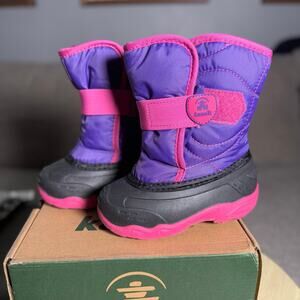 Kamik Snowbug 5 Winter Boots Toddlers', Purple/Magenta, US Toddler 9